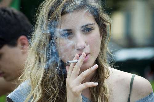 Lady-smoker