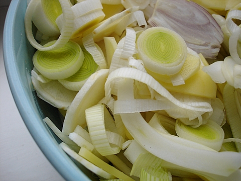 White vegetables