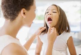 child throat pain